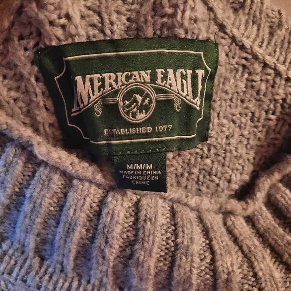 American Eagle Cable Knit Oversized Sweater - Picture 4 of 6